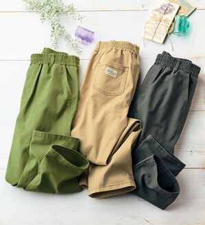 ルフラン（ルフラン）の「ラクばきコットン混パンツ＜ポプル＞（フルレングスパンツ）」｜詳細画像