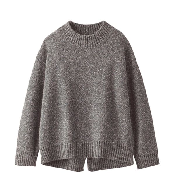 BELLUNA（ベルーナ）の「ミックス調ニットプルオーバー（ニット・セーター）」｜詳細画像