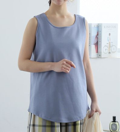 A HAPPY MARILYN（アハッピーマリリン）の「【Ｍ～８Ｌ／選べる裾】【接触冷感・吸水速乾】さらさらタンクトップ（タンクトップ・キャミソール）」