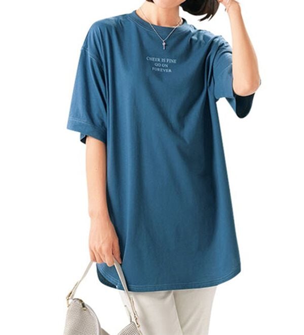 ルフラン（ルフラン）の「【４色組】ちょいかわ大人のハンサムＴシャツ（Tシャツ）」｜詳細画像