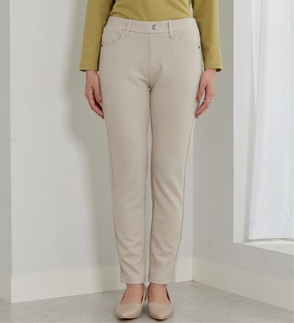 BELLUNA（ベルーナ）の「【選べる2丈】きれい見えボンディングスリムパンツ（フルレングスパンツ）」｜詳細画像