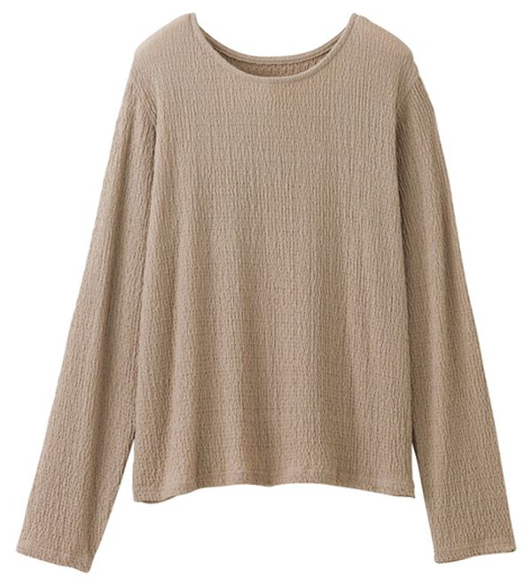 GeeRA（ジーラ）の「クルーネックジャガードプルオーバー（カットソー）」｜詳細画像