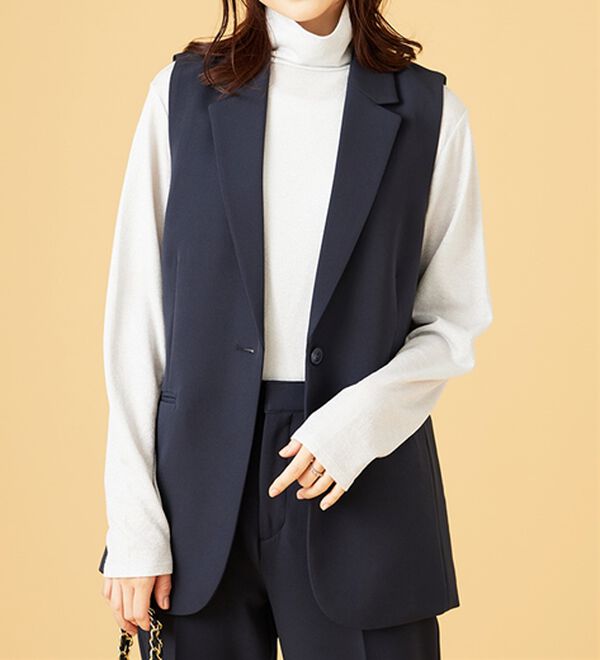 BELLUNA（ベルーナ）の「〈セレモニースタイル〉テーラードジレ（ジレ）」｜詳細画像