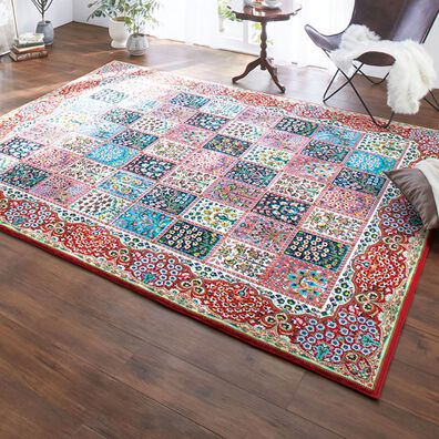 「厚みが選べる高級柄プリントはっ水カーペット（カーペット）」