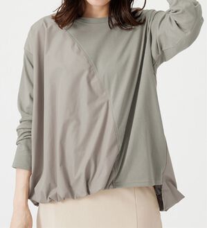 BELLUNA（ベルーナ）の「【Ｌａｇｒｉｌｕａ】斜め切替バルーンプルオーバー（カットソー）」｜詳細画像