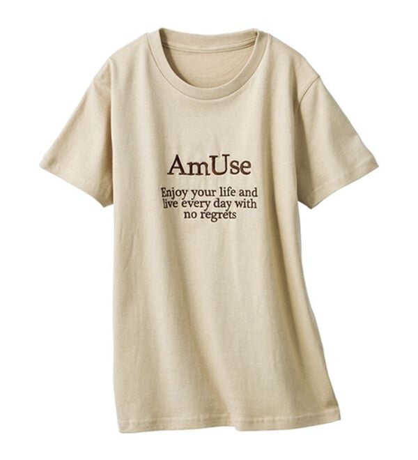 VINNO（ヴィノ）の「コットン１００％・デザインＴシャツ（カットソー）」｜詳細画像