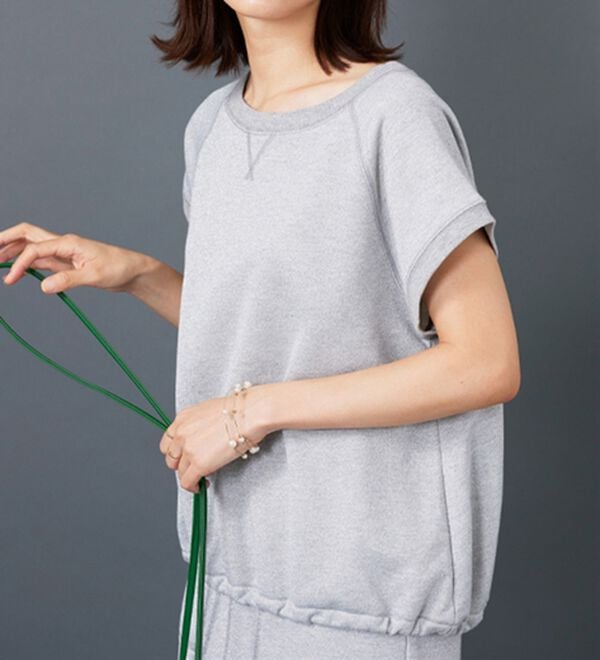 BELLUNA（ベルーナ）の「ラメ入り裏毛素材プルオーバー（カットソー）」｜詳細画像