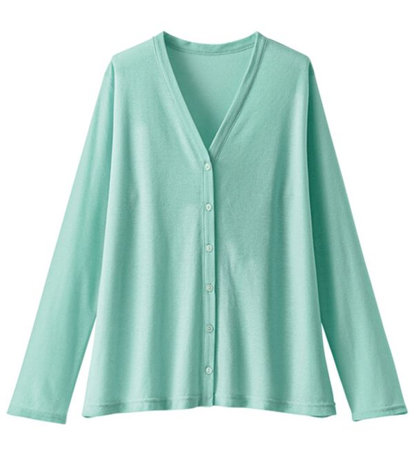 BELLUNA（ベルーナ）の「持ち運びに便利！ＵＶ対策シアーカーディガン（その他カーディガン）」｜詳細画像