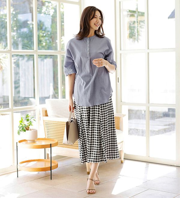 BELLUNA（ベルーナ）の「ふわり軽やかレーヨン素材フレアスカート（ロングスカート）」｜詳細画像