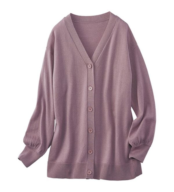 高品質着心地最高 メリノーウール100 上品 素敵 金具ボタン カーディガン