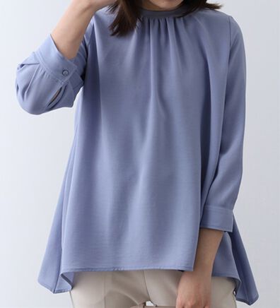 BELLUNA（ベルーナ）の「衿リブ使いブラウス（ブラウス）」