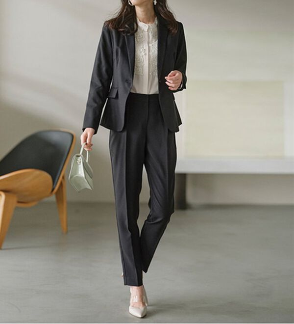 RANAN（ラナン）の「バンドカラー花柄レースブラウス（ブラウス）」｜詳細画像