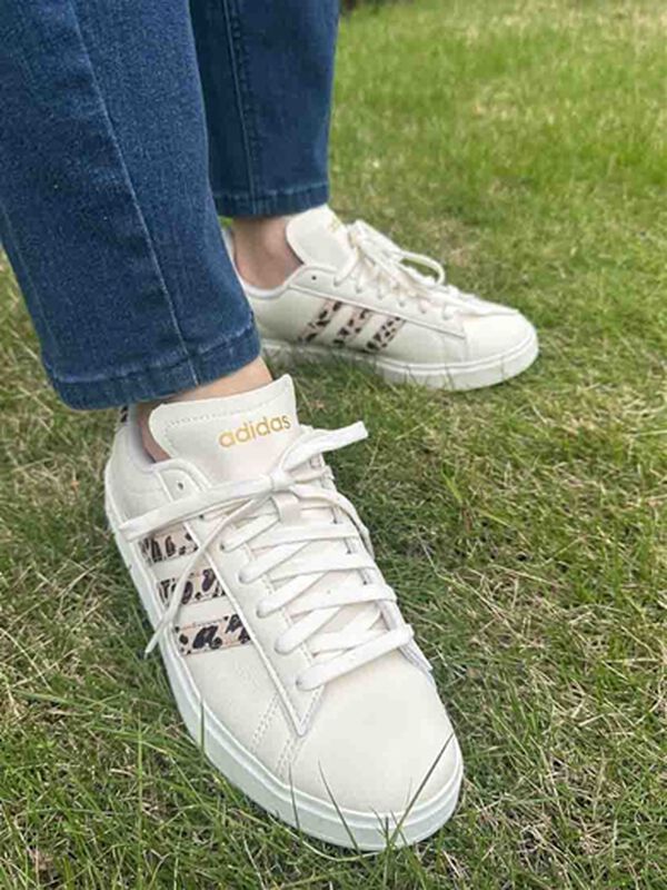 PG♡レオパ柄シューズ22.5 ジェオックス GEOX ヒョウ柄スニーカー （TOBACCO/BLACK