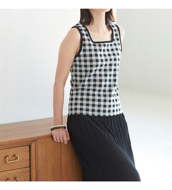 チェック柄タンクトップ - ベルーナ【公式】 
