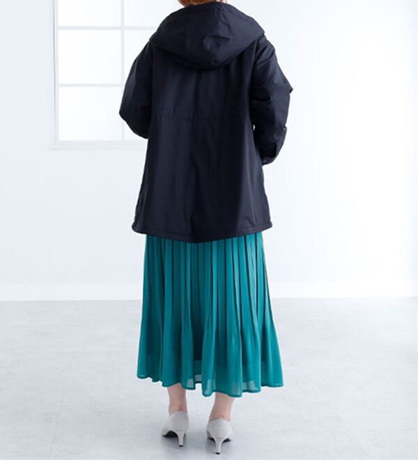 BELLUNA（ベルーナ）の「＜ｓｏｒａｆｕｋｕ＞中わたハンズフリージャケット（ハーフコート）」｜詳細画像