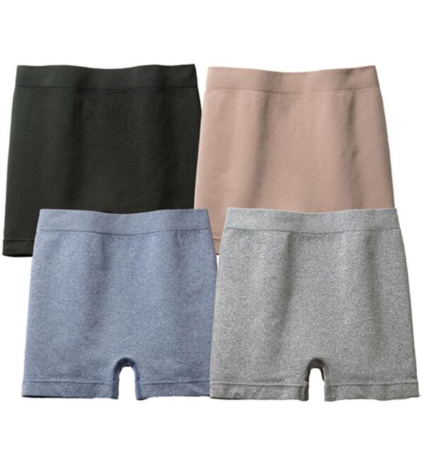 LAVIENNE（ラヴィエンヌ）の「【４色組】成型１分丈ショーツ（ショーツ）」｜4色組