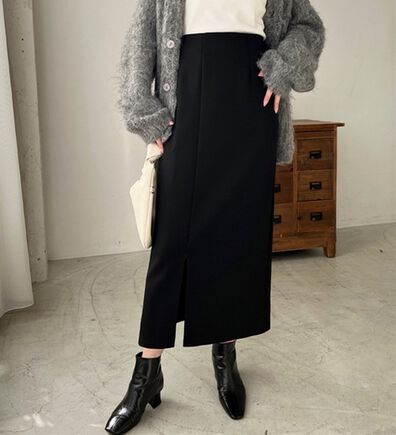 GeeRA（ジーラ）の「楽ちん！滑らか美ラインダンボールナロースカート（ロングスカート）」