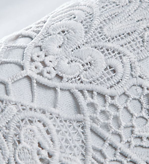 BELLUNA（ベルーナ）の「綿混素材脇汗対策レース重ねインナー（タンクトップ・キャミソール）」｜詳細画像