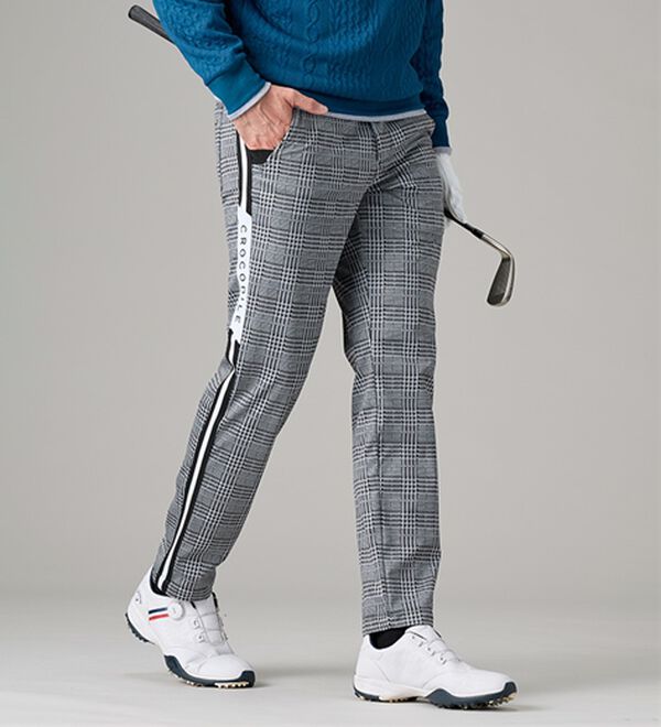 「＜クロコダイル＞防風テック裏フリースアクティブパンツ（メンズフルレングスパンツ）」｜詳細画像