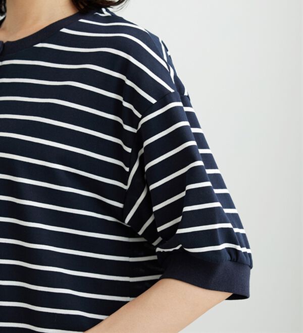 BELLUNA（ベルーナ）の「異素材切替ボタン使いカーディガン（その他カーディガン）」｜詳細画像