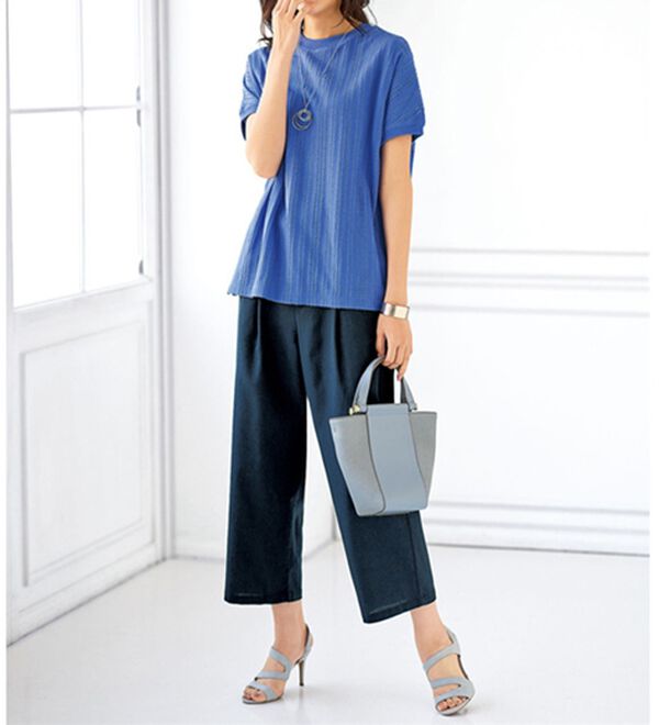 BELLUNA（ベルーナ）の「アイレットレースデザインプルオーバー（カットソー）」｜詳細画像