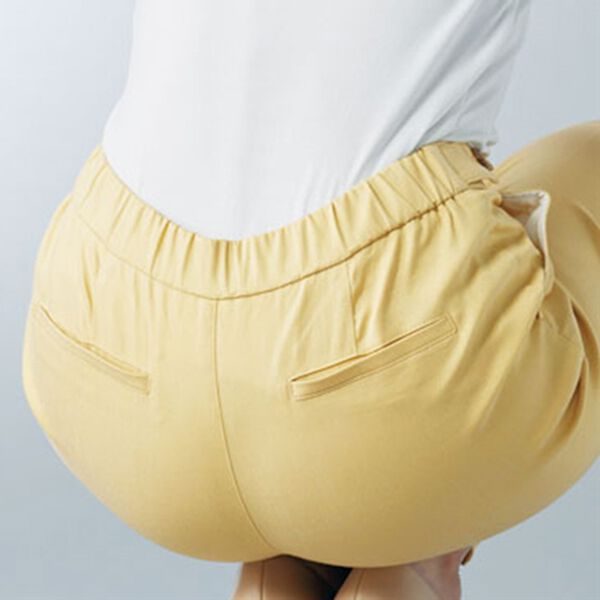 BELLUNA（ベルーナ）の「テンセル（ＴＭ）繊維混裏起毛ストレートパンツ（フルレングスパンツ）」｜詳細画像