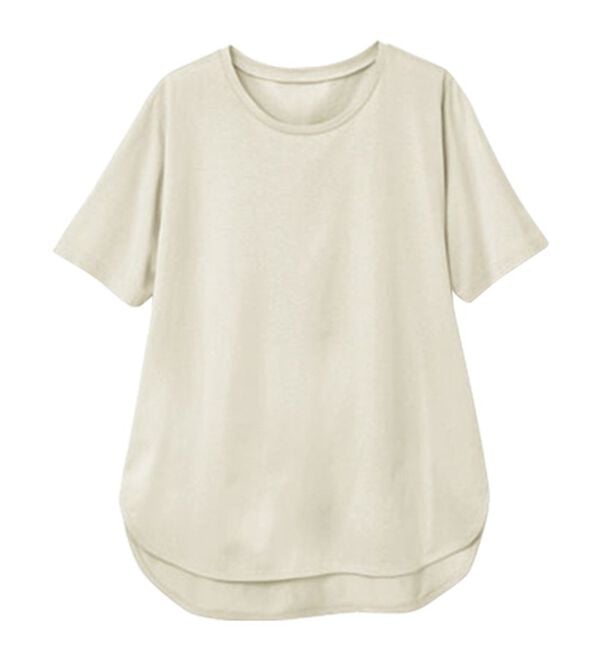 RANAN（ラナン）の「＜ＢＣ＞綿１００％ひんやりラウンドヘムプルオーバー（カットソー）」｜詳細画像