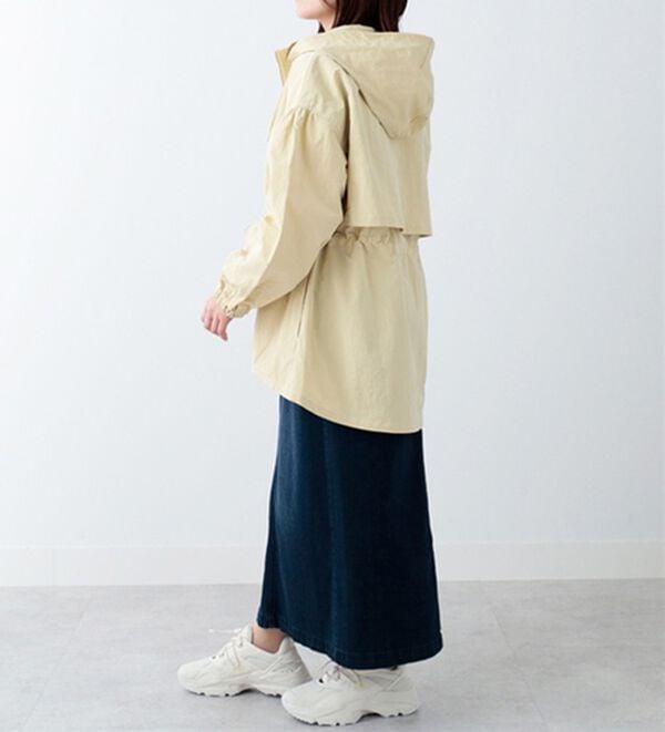 BELLUNA（ベルーナ）の「スピンドル使いショート丈パーカー（ハーフコート）」｜詳細画像