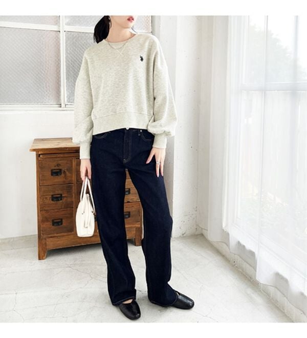 GeeRA（ジーラ）の「【Ｕ．Ｓ．ＰＯＬＯ　ＡＳＳＮ】ショートスウェット（トレーナー・スウェット）」｜詳細画像