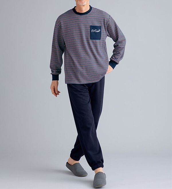 「【２着組】＜クロコダイル＞ルームウェア（メンズルームウェア）」｜詳細画像