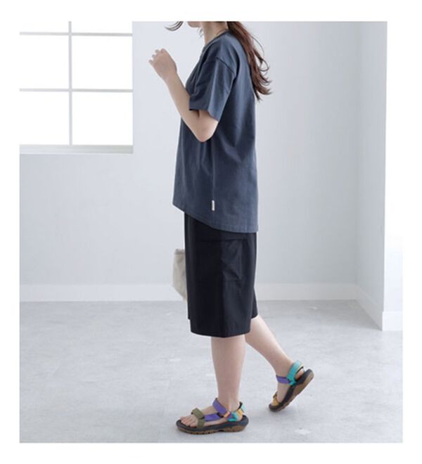 BELLUNA（ベルーナ）の「＜ｓｏｒａｆｕｋｕ＞ストレッチ素材ハーフパンツ（その他パンツ）」｜詳細画像