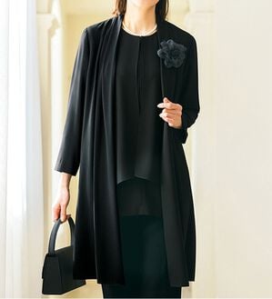 ルフラン（ルフラン）の「ドレープジャケット（ブラックフォーマル（喪服・礼服））」｜詳細画像