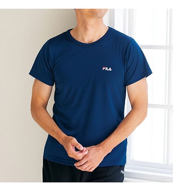 「＜フィラ＞ドライメッシュシャツ半袖・袖無し（メンズＴシャツ）」｜詳細画像