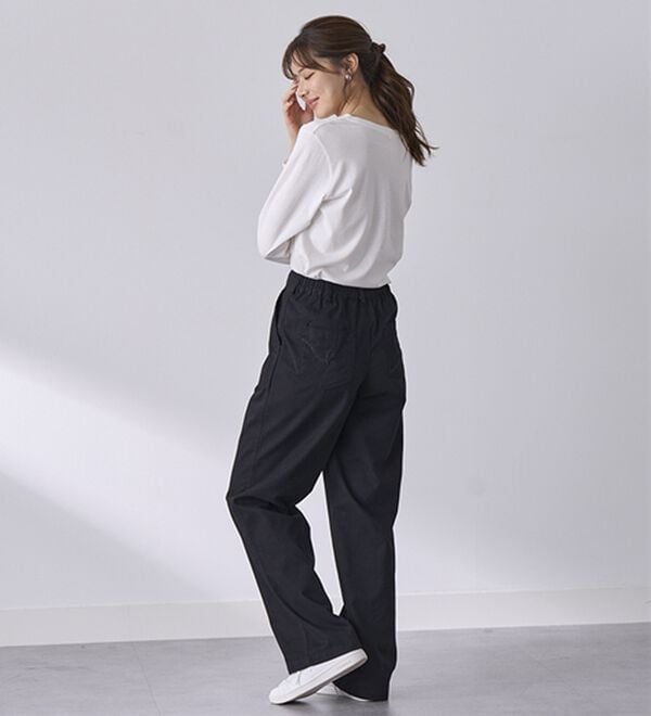 BELLUNA（ベルーナ）の「大人のきれいめベイカーチノパンツ（フルレングスパンツ）」｜詳細画像