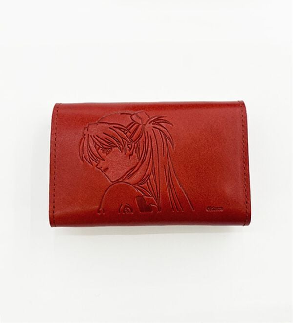 「エヴァンゲリオン本革キーケース<EVANGELION>（メンズ財布・パスケース）」｜レッド／式波・アスカ・R