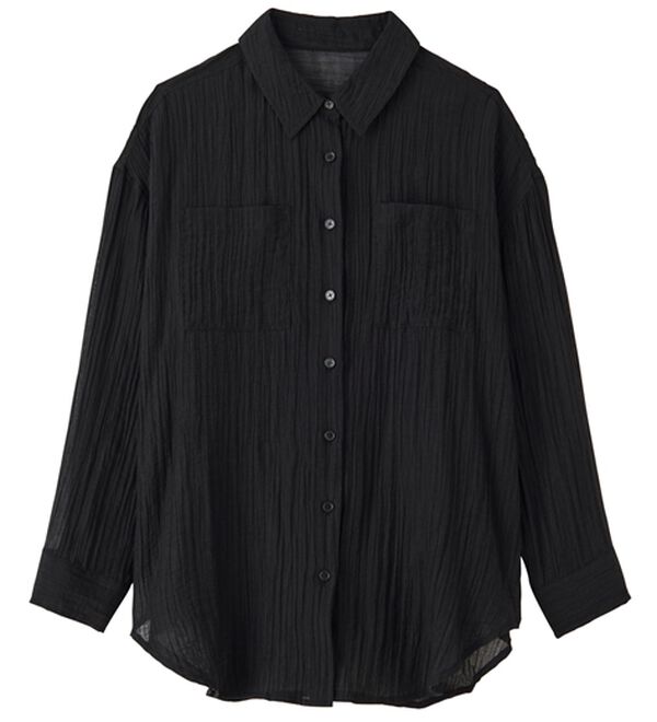 RANAN（ラナン）の「バックスリットシアーシャツ（シャツ）」｜詳細画像