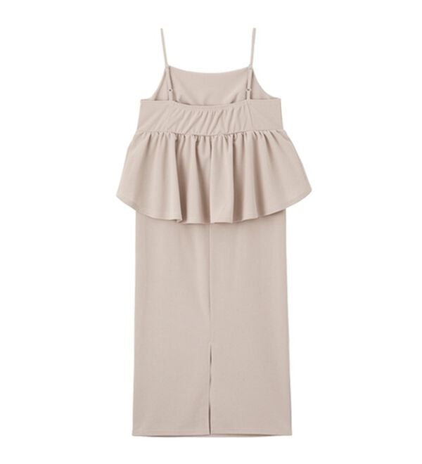 GeeRA（ジーラ）の「楽ちん！ペプラムキャミワンピース（カットソーワンピース）」｜詳細画像