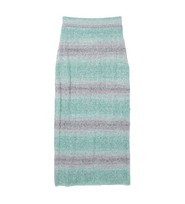 GeeRA（ジーラ）の「グラデーションニットスカート（ロングスカート）」｜詳細画像