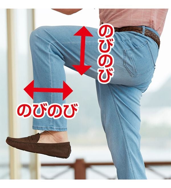 「【３本組】定番！柔らかラクラクジーンズ（メンズデニムパンツ）」｜詳細画像