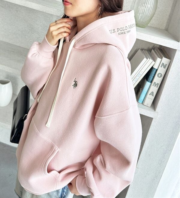 GeeRA（ジーラ）の「【U.S. POLO ASSN.】フード刺繍裏起毛パーカー（パーカー）」｜詳細画像