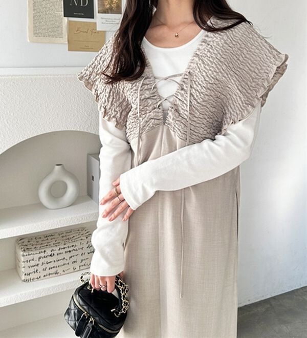 Happy Cakesシャーリングジャンパースカート　白 Angelic Pretty HappyCakesシャーリングジャンパースカート Gingham