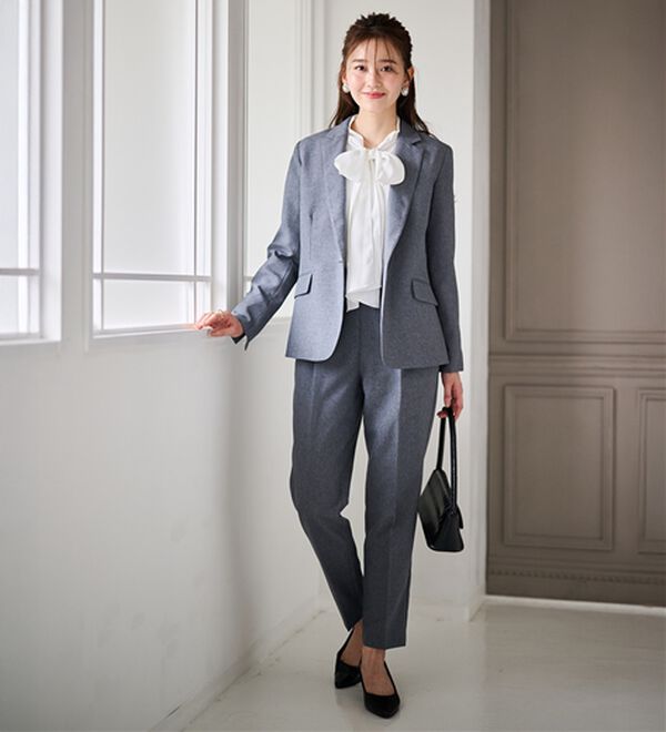 RANAN（ラナン）の「【選べる衿】2点セットベーシックスーツ（パンツスーツ）」｜詳細画像