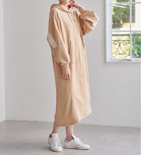 RANAN（ラナン）の「＜ａｄｉｄａｓ＞スウェットワンピース（その他ワンピース）」｜詳細画像