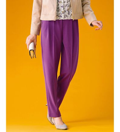 ルフラン（ルフラン）の「優しい肌心地！ラク美タックパンツ（フルレングスパンツ）」