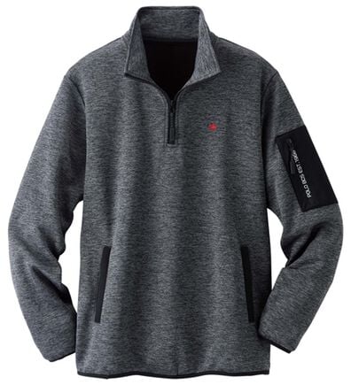 「＜ポロ・ビーシーエス＞裏フリースハーフジップトレーナー（メンズトレーナー）」