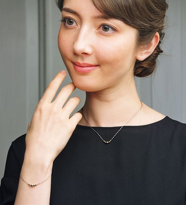 BELLUNA（ベルーナ）の「１８金プラチナミラーカットブレスレット（ブレスレット・バングル）」｜詳細画像