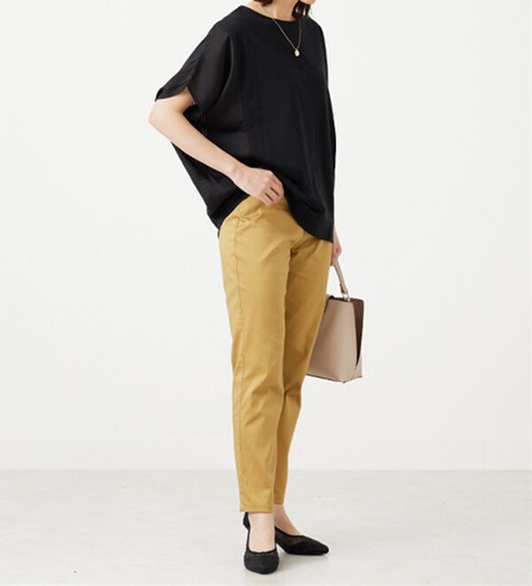 BELLUNA（ベルーナ）の「サイドシャドーストライプ切替チュニック（チュニック）」｜詳細画像