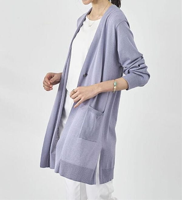 BELLUNA（ベルーナ）の「ヒンヤリ冷感！洗えるロング丈カーディガン（ニットカーディガン）」｜詳細画像