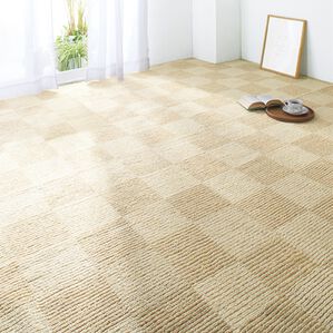 「日本製防ダニ抗菌防臭タフトカーペット（カーペット）」｜ダイヤアイボリー