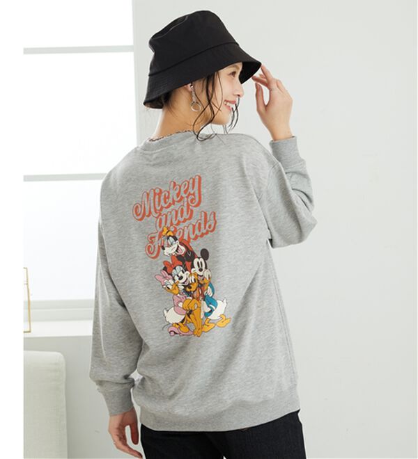 BELLUNA（ベルーナ）の「＜Ｄｉｓｎｅｙ＞【ミッキー＆フレンズ】バックプリントトレーナー（トレーナー・スウェット）」｜詳細画像